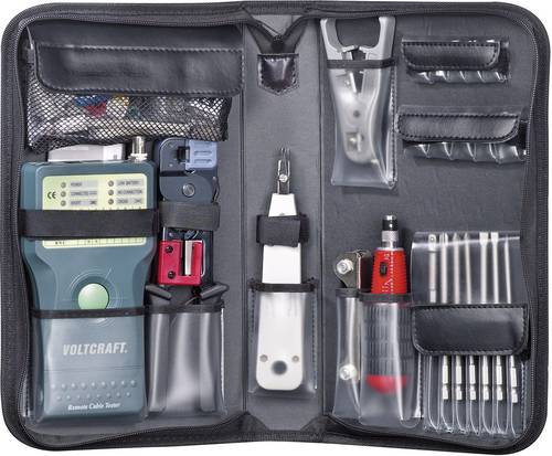 VOLTCRAFT Kabeltester CT-5 CT-5 Geeignet für RJ-45, BNC, RJ-11, IEE 1394, USB