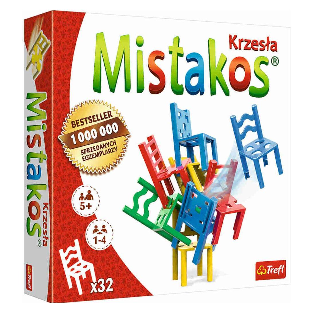 Trefl Spiel Mistakos Stühle für 4 Personen (4 Spieler) (02074)