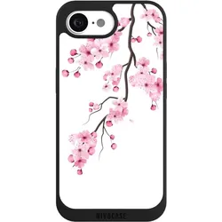 Nivocase Handyhülle für Apple iPhone 17e Hülle NIVOpure Case Schwarz Asien Japan Kirschblüten (Apple iPhone 17e), Smartphone Hülle, Schwarz