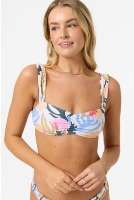 O'Neill s Cora Geo Caye Bralette Bikini Top, Size Medium, Elastane/Polyamide