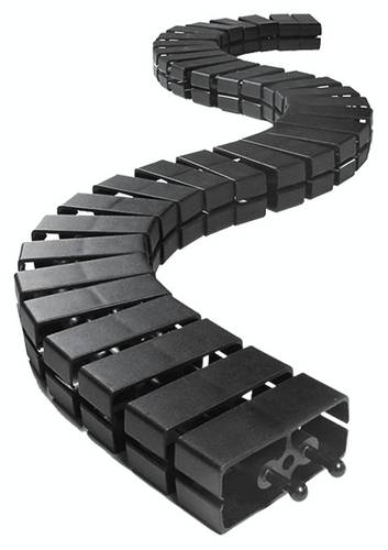 Bachmann Kabelbrücke 930.058 Kunststoff Schwarz 1000mm Inhalt: 1St.