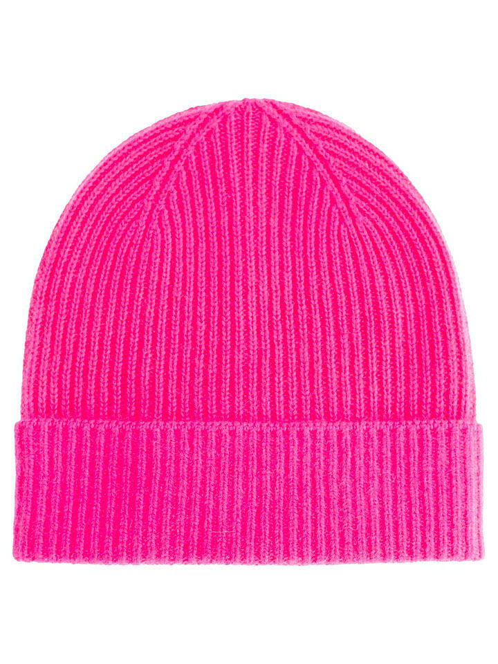 Zwillingsherz Kaschmir-Mütze in Pink - onesize