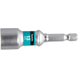 Makita Torsion Steckschlüssel SW13, 1/4" - SW13 - magnetisch - 65 mm - E-03486