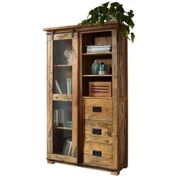 3S Frankenmöbel »Cosma« Massivholz Vitrine I