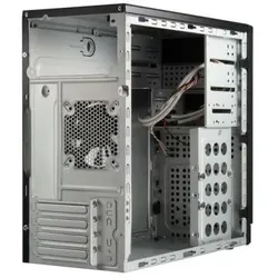 Compucase M-ATX MiniT., bl USB 3.0 o. NT (mATX, Mini-ITX), PC Gehäuse, Schwarz