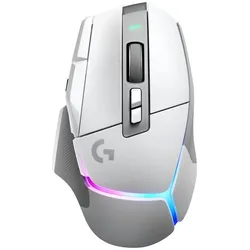 Logitech G G502 X Plus (Kabellos), Maus, Weiss