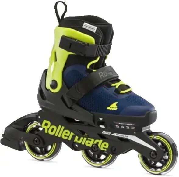 Inliner Kinder Rollerblade Microblade 3WD (Blue Royal/Lime - 33-36.5)