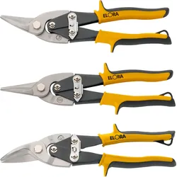 Figuren-Hebelblechscheren-Satz, 3-teilig, ELORA-402/1 S3