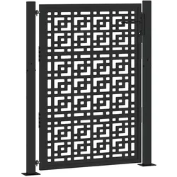 vidaXL, Gartenzaun, Qutarica (Kreuzdesign)