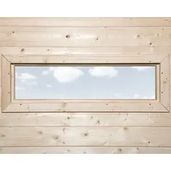 Weka Zusatz-Einzelfenster schmal für Weka Designhäuser 172 & 126 und Gartenlaube 657 und alle 21/28 mm Weka Gartenhäuser