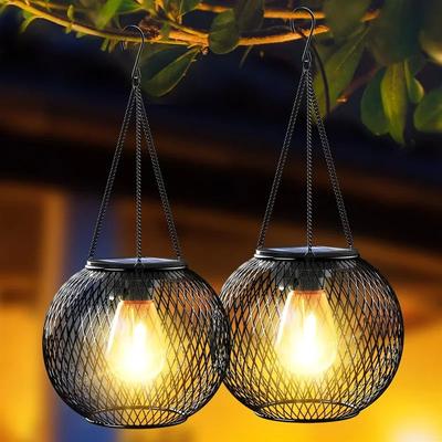 Youfap Market Outdoor Hanging Lights, Solar Lantern Outdoor, Ortiny Upgraded Solar Lights For Outside Decorative, Waterproof 1pc