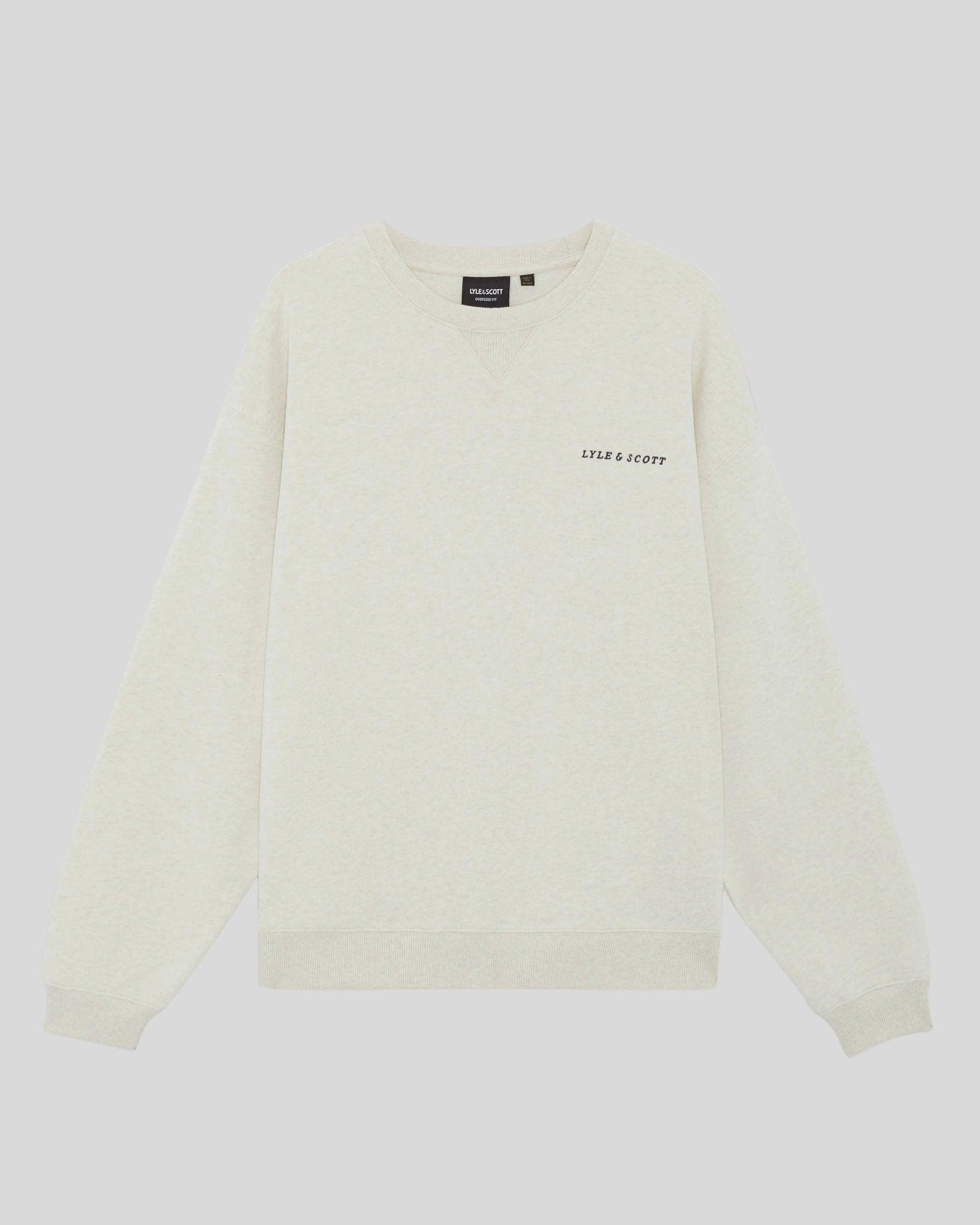 Schwergewichts-Skript-Sweatshirt