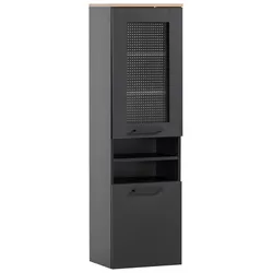 Midischrank Malte Schwarz/Eiche Artisan