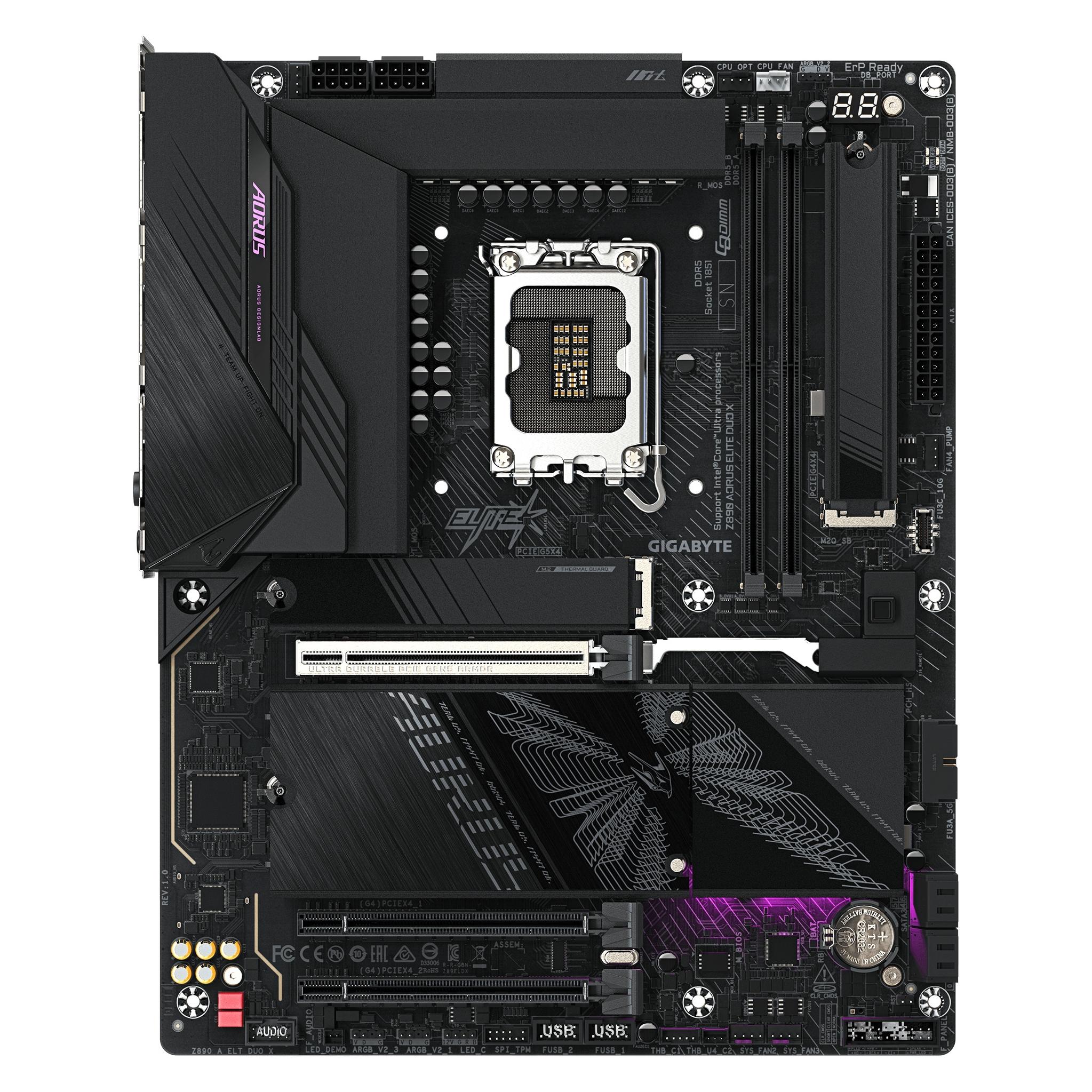 Gigabyte Z890 AORUS ELITE DUO X Mainboard (LGA 1851, ATX) (Z890 A ELT DUO X)