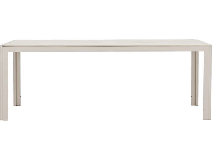 Wetterbeständiger Gartentisch Mirko, beige, 205 cm breit, 205 cm tief, 74 cm hoch