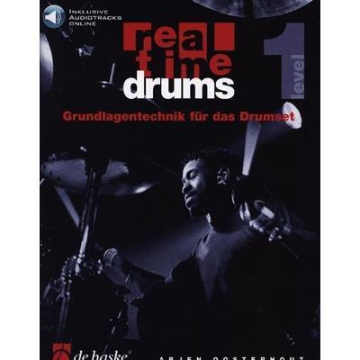 Real Time Drums, mit Audiotracks Online.Level.1, Geheftet von Arjen Oosterhout, Hal Leonard Corporation, 978-90-431-6931-8