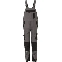 Stretch-Latzhose "Norit" - 26 - schiefer/schwarz