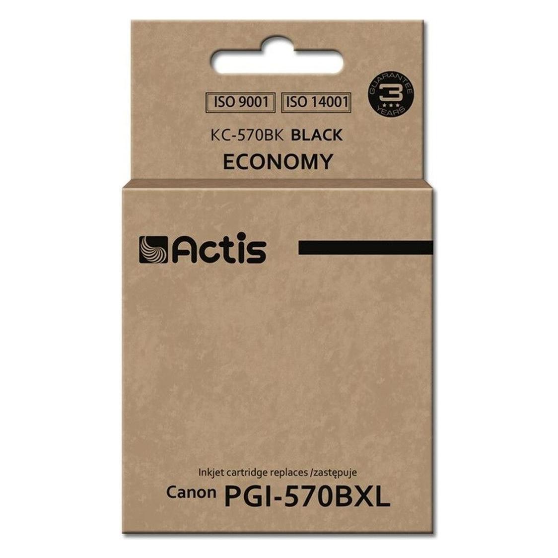 Factis KC-570Bk black toner cartridge for Canon printer PGI-570Bk replacement - Kompati (BK) (KC-570BK)