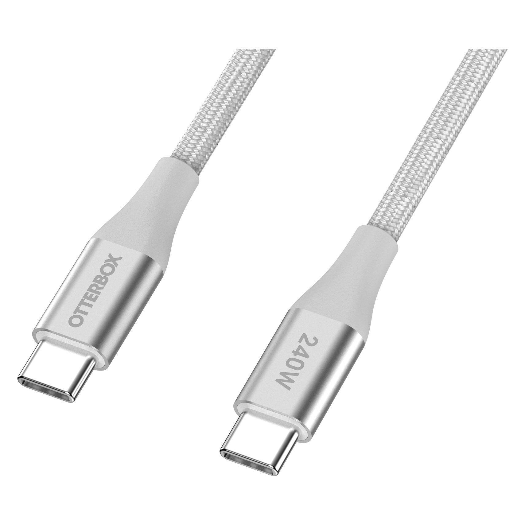 OtterBox Standard Kabel USB-C auf USB-C 240W 480 Mb/s 2m (2 m, USB 2.0, 240 W) (77-000790)