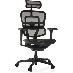 Bürostuhl / Chefsessel ERGOHUMAN SIGNATURE GEN2 Netzstoff schwarz hjh OFFICE