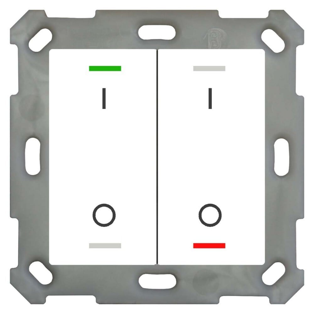 MDT BE-TAL5502.B1 Tasterlicht 55, 2-voudig, RGB-W, zuiver wit, glanzend