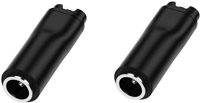 INF DC5521-Adapter von weiblichem Anschluss auf geraden Stecker, kompatibel mit Garmin Fenix 5, 6 und 7, 2er-Set