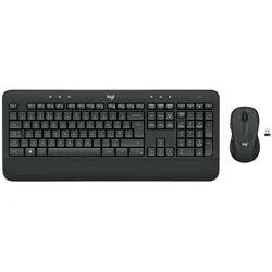 Logitech MK545 Advanced, US-Layout, Kabelloses Tastatur-Maus-Set, USB-Empfänger