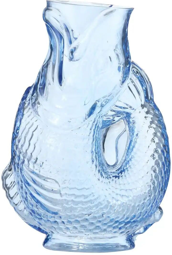 HOME STORY Vase   ¦ blau ¦ Glas ¦ Maße (cm): B: 10 H: 24