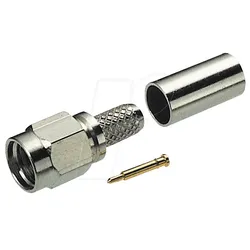 SMA ST G - SMA-Steckverbinder für RG 174, Crimpversion