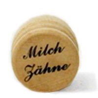 Milchzahndose Holz 2,5 cm 1 St Dose