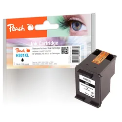 Peach Druckkopf schwarz kompatibel zu HP No. 301XL bk, CH563EE