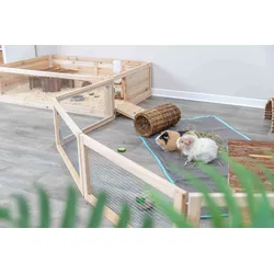 TRIXIE Indoor Freilaufgehege, Meerschweinchen, 4 Elemente à 60 × 30 cm