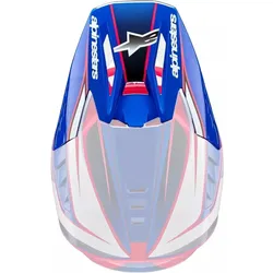 Alpinestars, Motorradhelm Zubehör, HELMET S/P A-STARS VISOR S-M5 22. WHT