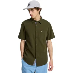 Quiksilver Kurzarm Hemd Time Box Grape Lead - M - M