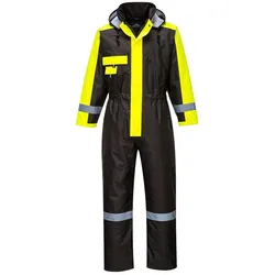 Portwest,  Herren Winter Arbeitsoverall -40 °C Kälteschutz Schwarz XL (XL)