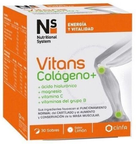 Ns Nutritional System NS Vitans Collagen + Lemon 30 Sachets