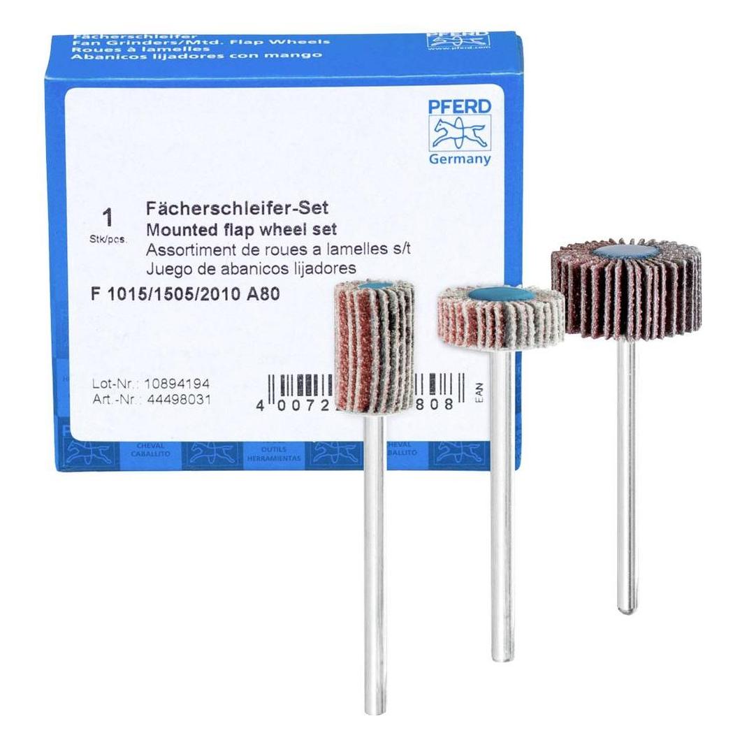 Pferd Fächerschleifer-Set Korund A 80 (80) (44498031)