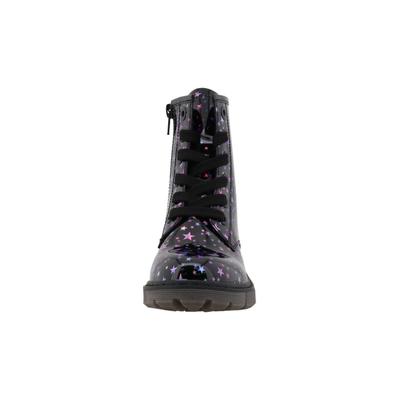 Stiefel TOM TAILOR "Tom Tailor Tall Boots", Mädchen, Gr. 26, bunt (schwarz multicolor), Polyurethan, Schuhe Stiefel