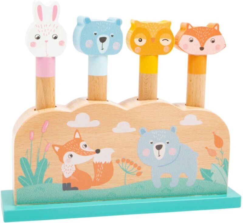 Small foot by Legler Game Small Foot Pop Up Animals jouet d’éveil 18m+ 1 pcs