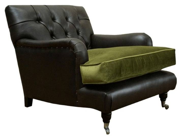 Xlmoebel Chesterfield-Sessel Luxus Textil Lounge Sessel im Chesterfield-Design (Sessel), Hergestellt in Europa