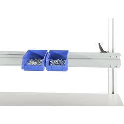 Manuflex ZB8252.7035 Boxenträgerschiene für CANTOLAB und ALU in Lichtgrau RAL 7035, BxTxH = 1496 x 2 x 100 mm