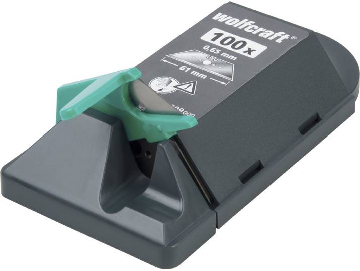 wolfcraft - Reservemesjes 100 stuks - Extra Scherpe reserve mesjes - 4309000
