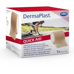 DermaPlast Quick Aid 6cmx2m hautfarben 1 St