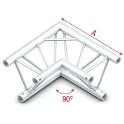 Milos Pro-30 Triangle F Truss - Corner ACF21 - 90° corner