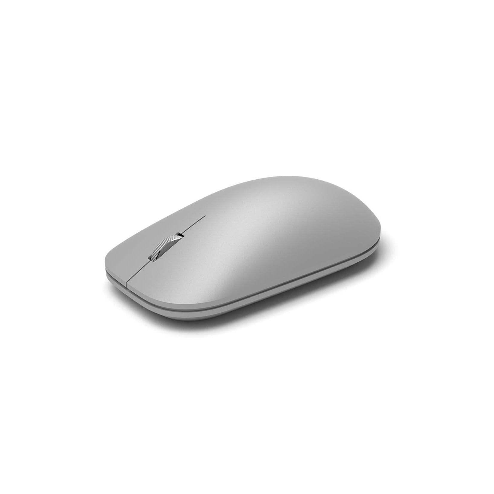 Microsoft Surface Mouse grau (WS3-00002, 2,4-GHz, Bluetooth, kabellos, beidhändig)