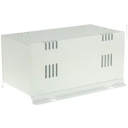 RS PRO Gehäuse Stahl 257x130x112mm weiss (Gehäuse), Elektronikzubehör + Gehäuse, Weiss