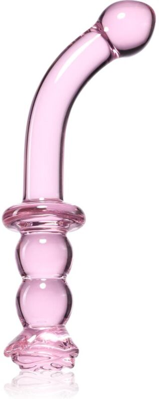 Dream Toys Glaze Glass 8" Rosebud G-spot Dildo 19 cm