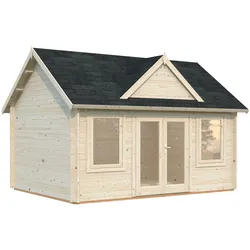 Palmako Gartenhaus Claudia 14,2 m2 - 44 mm naturbelassen