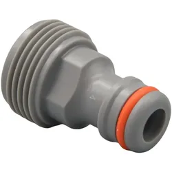 Bradas Kunststoff Hahnstück 3/4` AG 26,5mm Hahnverbinder Steckkupplung