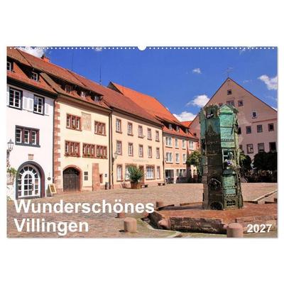 Wunderschönes Villingen (Wandkalender 2027 DIN A2 quer), CALVENDO Monatskalender